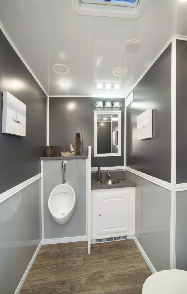 Portable Restroom Luxury Vanity and Urinal